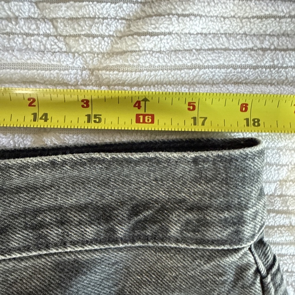 Abercrombie & Fitch Jeans Authentic Rigid Baggy Men's Black 36x32 Y2k Skater - Picture 9 of 9